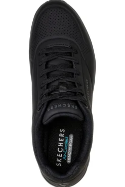 Uomo SKECHERS Sneakers Nere Con Pianta Larga e Soletta Air Cooled Memory Foam Uno - Stand On Air
