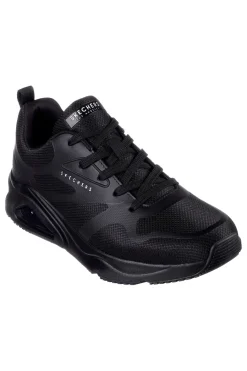 Uomo SKECHERS Sneakers nere con Soletta Air Cooled Memory Foam Tres-Air Uno - Revolution-Airy