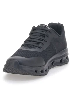 Uomo LOTTO Sneakers Nere con Soletta in Air Memory Foam VENTO AMF