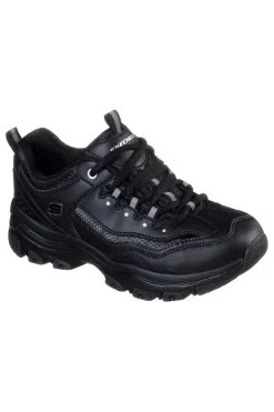 SKECHERS Sneakers Nere con Soletta Memory Foam Iconic Discount