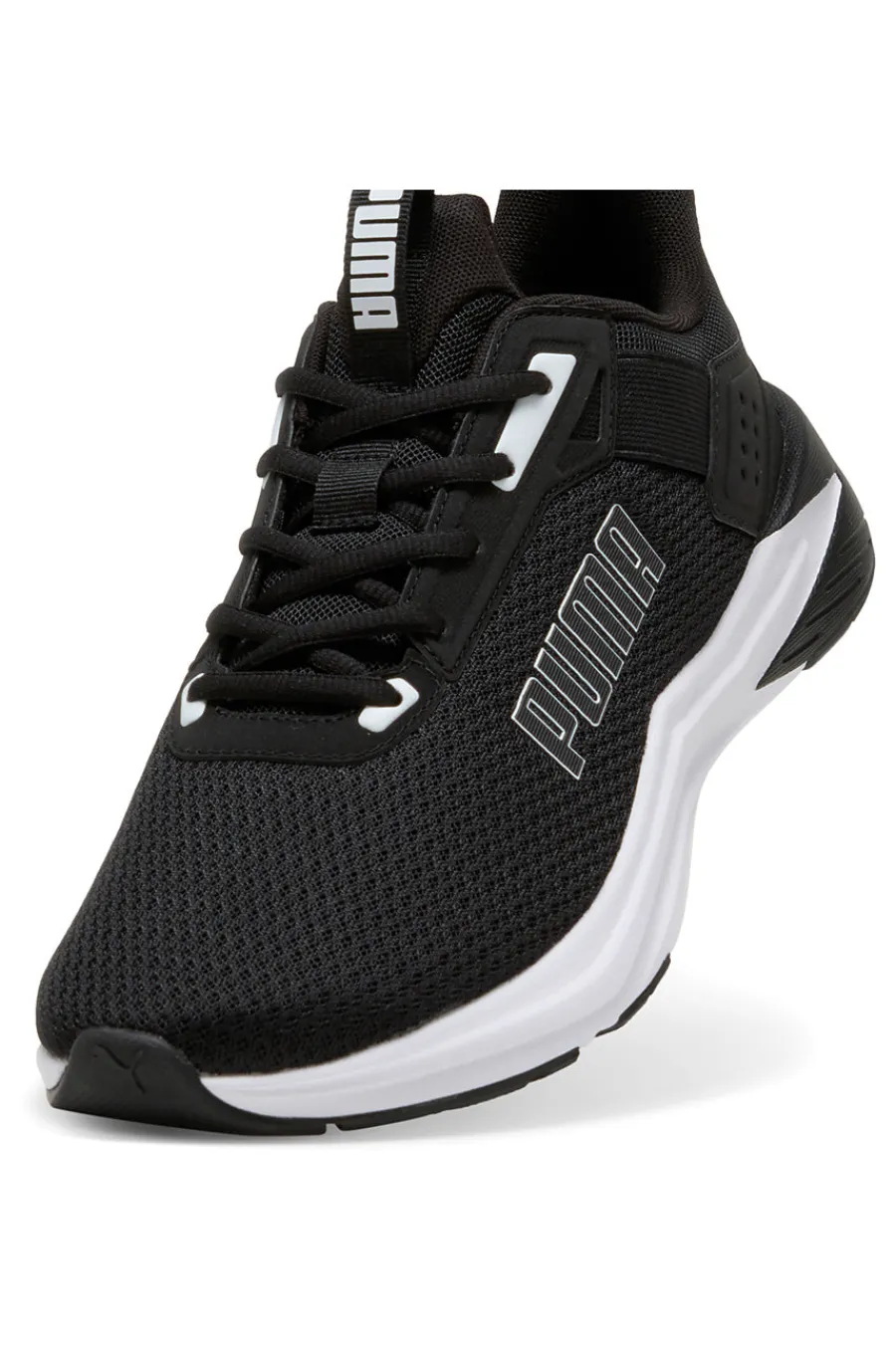 Uomo PUMA Sneakers nere con suola bianca FTR Wave