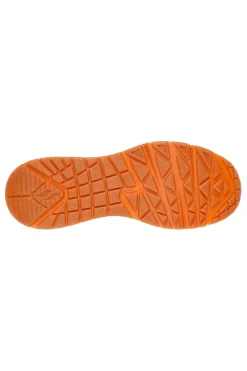 SKECHERS Sneakers nere con zeppa e dettagli metallici UNO Wedge Hi Steps NERO/BIANCO Discount