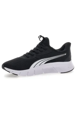 PUMA Sneakers nere e bianche slip on in mesh Flexfocus Lite SLIPTECH Jr