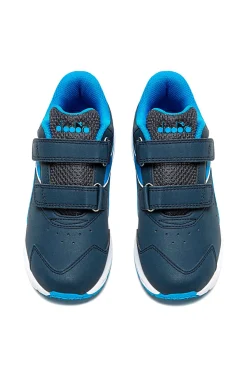 DIADORA Sneakers Nere e Blu Con Strappi In Velcro FALCON 4 SL JR V