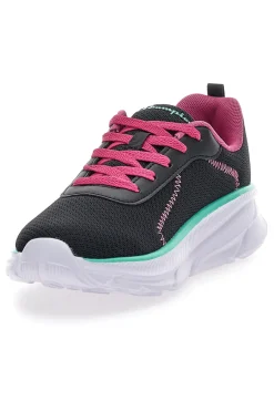 CHAMPION Sneakers nere e fucsia con suola sportiva Hro J G Gs Low Cut