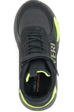 COVERI Sneakers Nere e Lime Adams