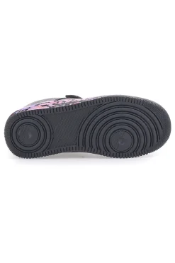 PITT KIDS Sneakers nere e rosa con stampa colorata K191562