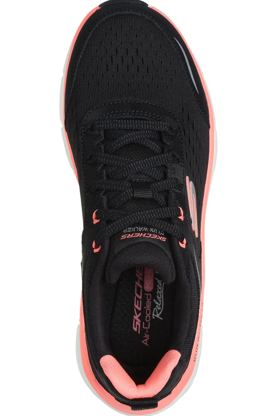 Donna SKECHERS Sneakers Nere e Rosa D'Lux Walker 2 Daisy Doll