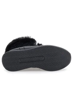 LAURA BIAGIOTTI Sneakers nere imbottite con pelliccia sintetica 9257 NERO Online