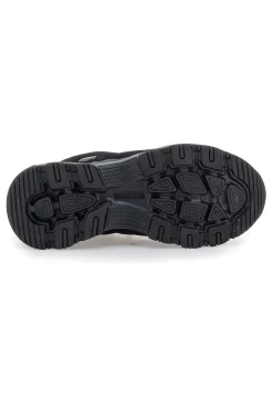 SKECHERS Sneakers nere in pelle e mesh con Memory Foam I-Conik Outlet