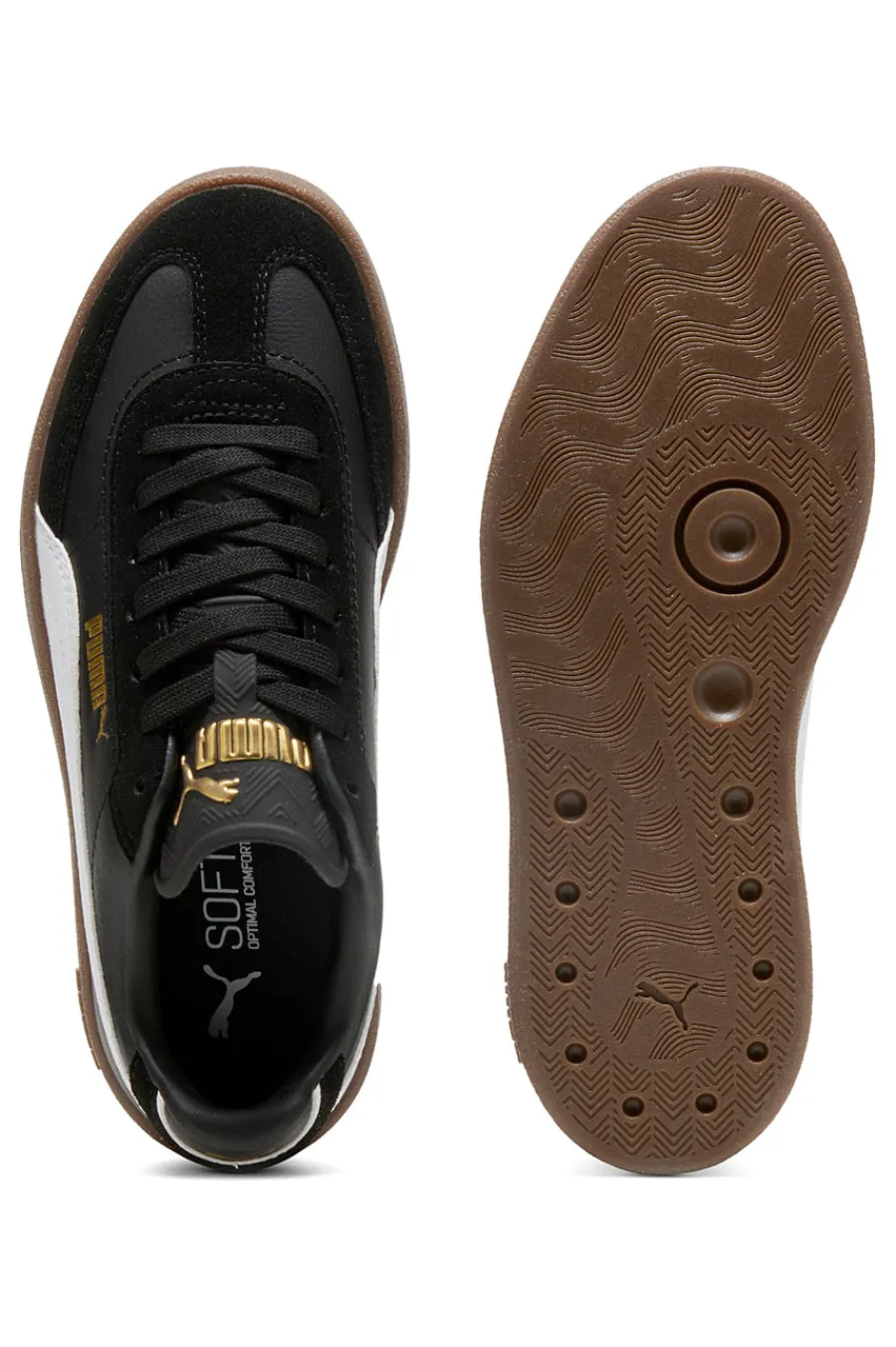 PUMA Sneakers nere junior in pelle e camoscio Club II Era Jr