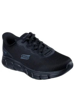 Uomo SKECHERS Sneakers nere Slip-ins con Memory Foam BOBS B Flex Glacial Edge