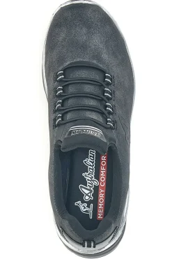 AUSTRALIAN Sneakers nere traspiranti con memory comfort e lacci elasticizzati AU52W511 NERO/ARGENTO