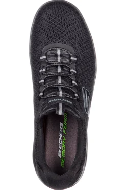 Uomo SKECHERS Sneakers Nere Vegan Con Tomaia in Mesh SUMMITS