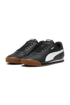 Uomo PUMA Sneakers nero con bande bianche Turino II