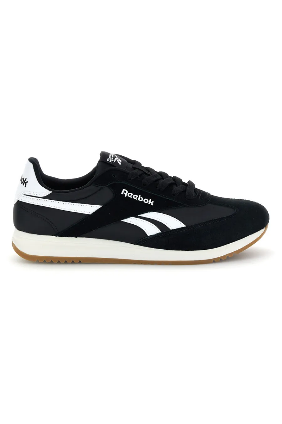 Uomo REEBOK Sneakers nero con inserti in suede e Ortholite World 70