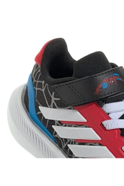 ADIDAS Sneakers Nero e rosso con strappo Runfalcon Spider-Man EL I