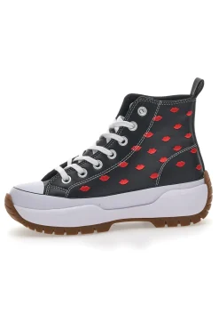 BRITISH KNIGHTS Sneakers Platform Kaya Mid Fly Nero