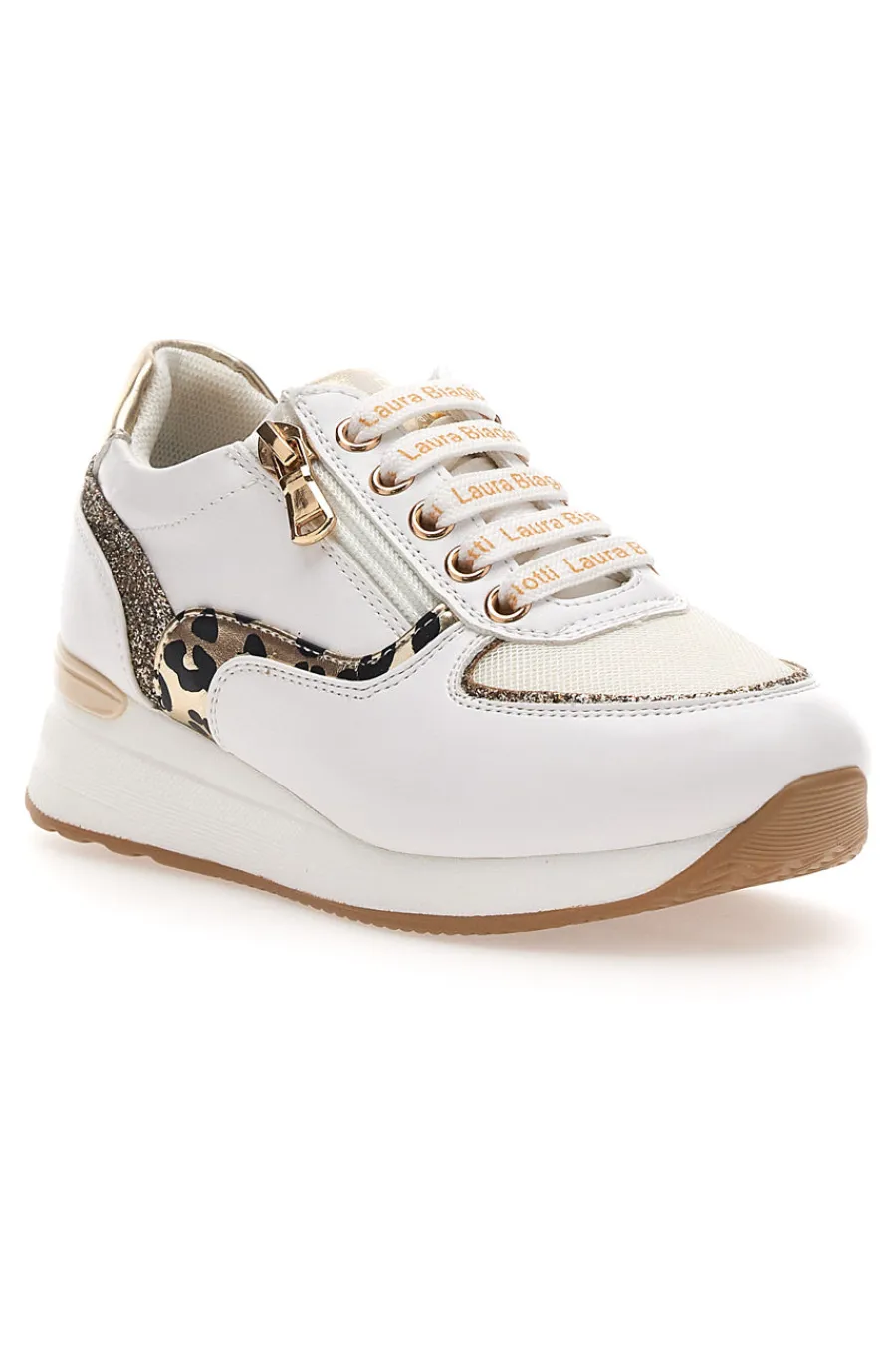 LAURA BIAGIOTTI Sneakers Platform 8481 Panna