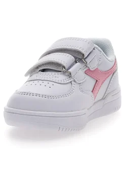 DIADORA Sneakers Primi Passi Bianche con Velcro Raptor Low TD
