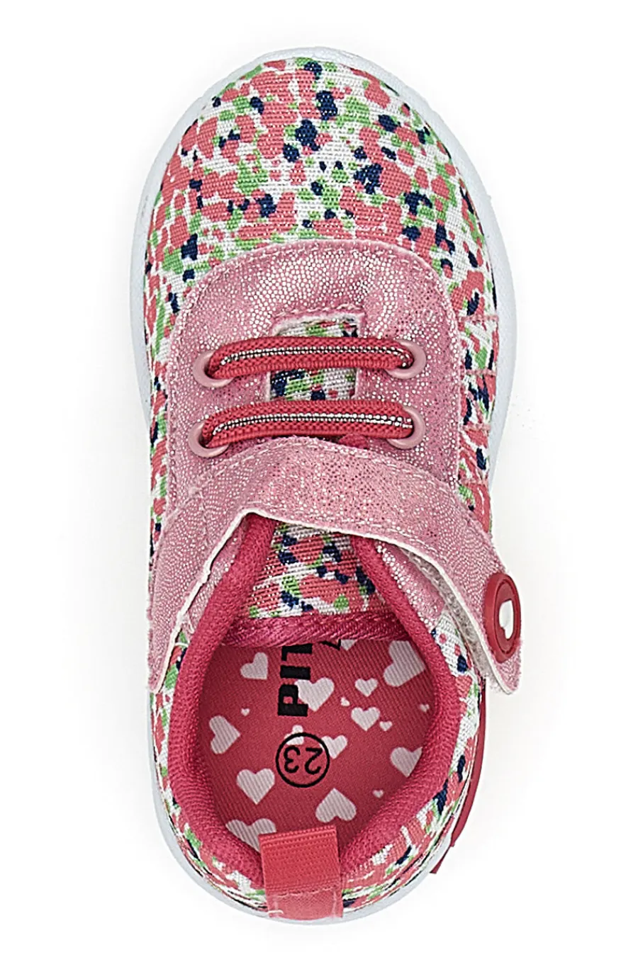 PITT KIDS Sneakers primi passi rosa glitter PK1394A