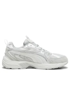 Uomo PUMA Sneakers MIlenio Tech Suede Grigie con lacci