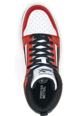 PUMA Sneakers Rebound V6 Bianche/Rosse