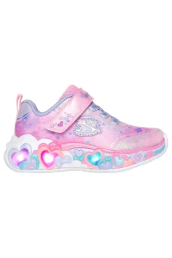 SKECHERS Sneakers rosa con luci e glitter Eternal Heart Lights
