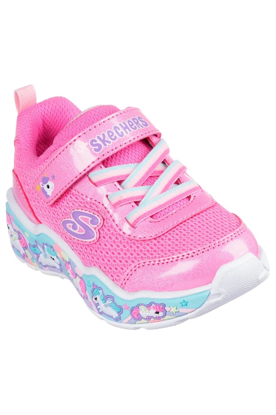 SKECHERS Sneakers Rosa Con Luci Play Scene Fun Squad