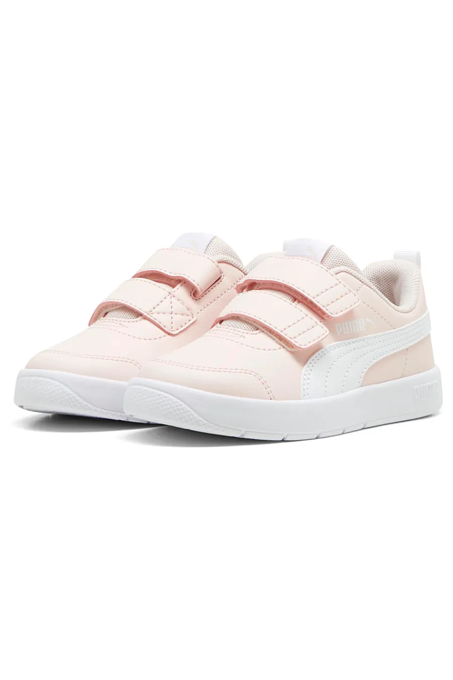 PUMA Sneakers Rosa e Bianche Con Strappi Courtflex V3 V PS