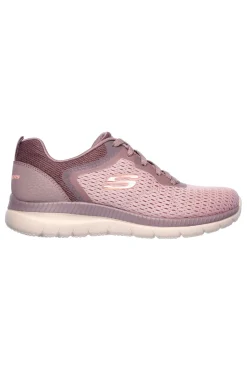 SKECHERS Sneakers rosa in mesh con Memory Foam Bountiful Quick Path Clearance