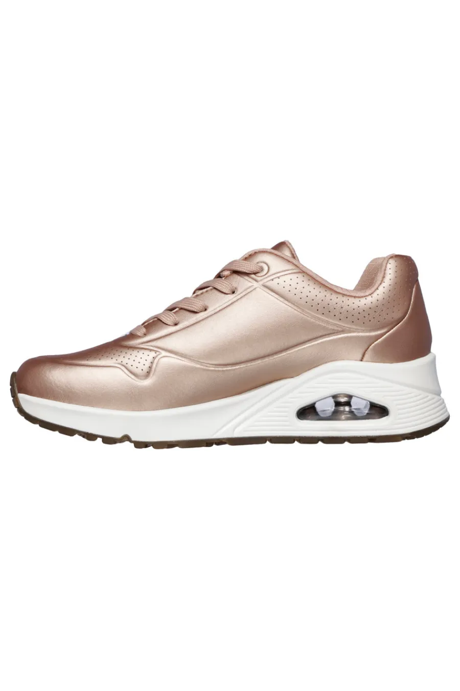 SKECHERS Sneakers Rose Gold Con Air-Cooled Memory Foam cushioned comfort insole Street Uno - Rose Bold Clearance