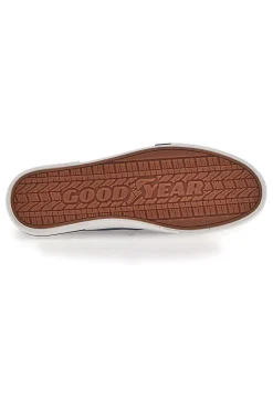 Uomo GOODYEAR Sneakers Slip-On Blu in Tela 037