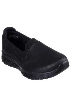 SKECHERS Sneakers Slip On Nere Vegan GRACEFUL LEANING IN NERO Hot