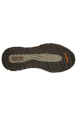 Uomo SKECHERS Sneakers Slip-On Respected-Calum Cuoio