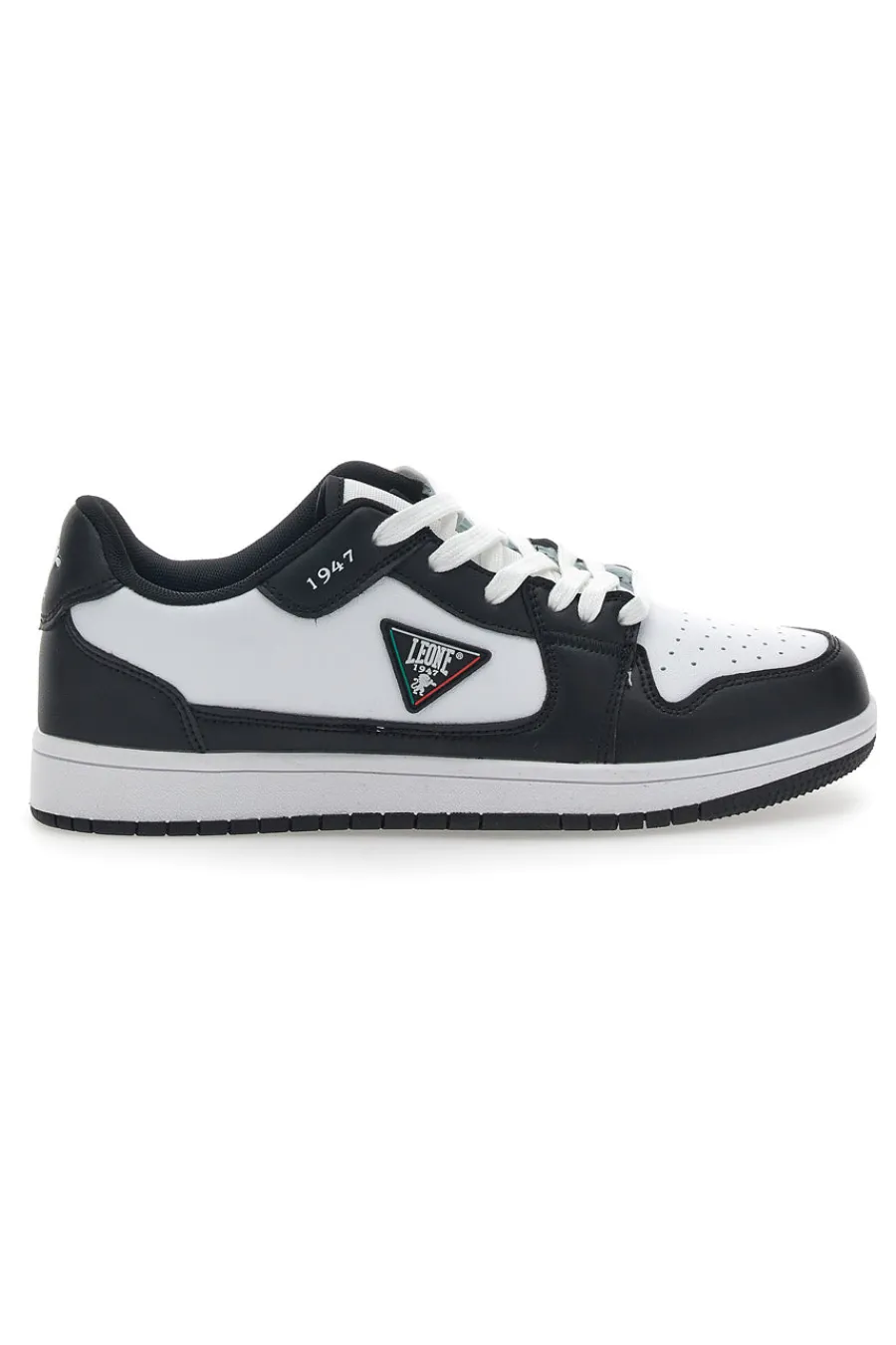 Uomo LEONE Sneakers Sportive Nere e Bianche 35