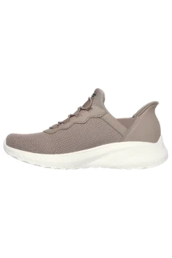 SKECHERS Sneakers Hands Free Slip-ins BOBS Sport Squad Chaos Daily Inspiration TAUPE Hot