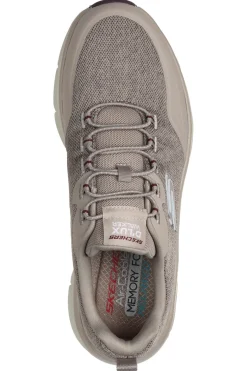 Uomo SKECHERS Sneakers Taupe D'Lux Walker 2.0-Steadyway