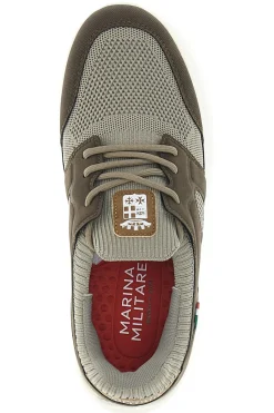 Uomo MARINA MILITARE Sneakers tortora e marrone in tessuto MM2286