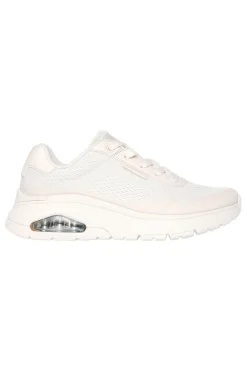 SKECHERS Sneakers Vegan Bianche con Platform Uno Flex - Spring On Air BIANCO Online
