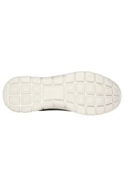 Uomo SKECHERS Sneakers Vegan Nere e Verdi Con Memory Foam Track - Ripkent