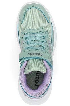 JOMA Sneakers Verde Acqua con Velcro e Lacci Elastici ACRIVE JR 2515