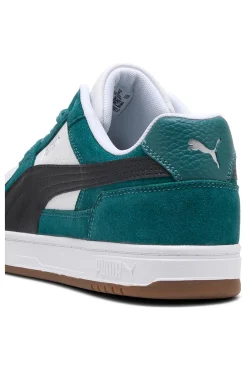 Uomo PUMA Sneakers verde bianco nero dettagli suede Caven III OG