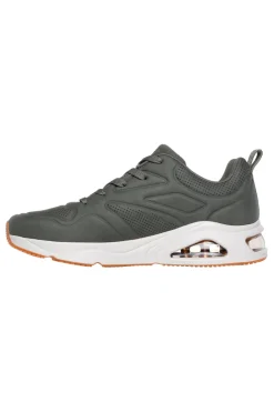Uomo SKECHERS Sneakers oliva con suola Skech-Air Tres-Air Uno Casairal