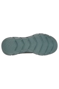 Uomo SKECHERS Sneakers oliva knit ammortizzate Bobs B Flex Chill Edge