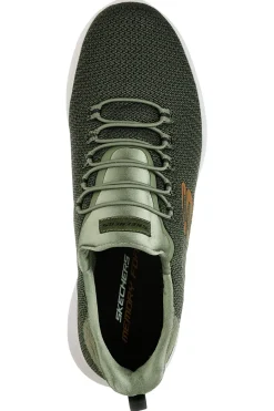 Uomo SKECHERS Sneakers oliva traspiranti con Memory Foam Dynamight