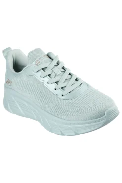SKECHERS Sneakers verde salvia in knit con Memory Foam Bobs B Flex Hi Flying Hi Best