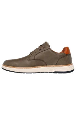 Uomo SKECHERS Sneakers verdi in pelle waterproof Garlan Pryor