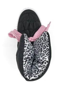 Donna FREDDY Stivaletti Animalier Neri Imbottiti 7558
