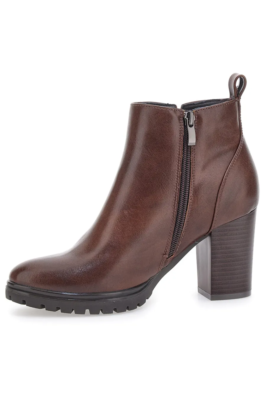 CAFE' COST Stivaletti Ankle Boots Marroni Con Tacco 8 cm 16807213 MARRONE Online